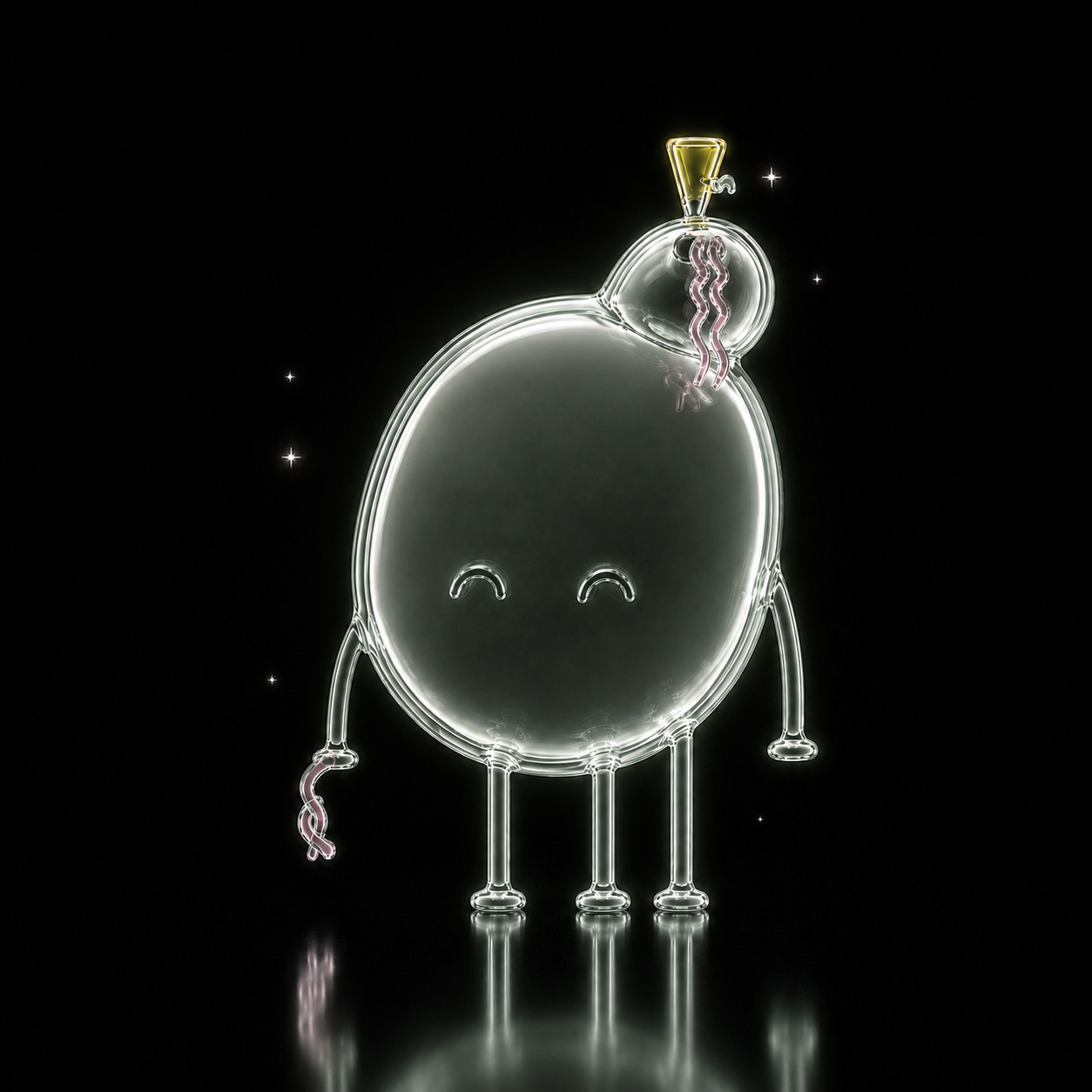 Pippinpons standing with star lights